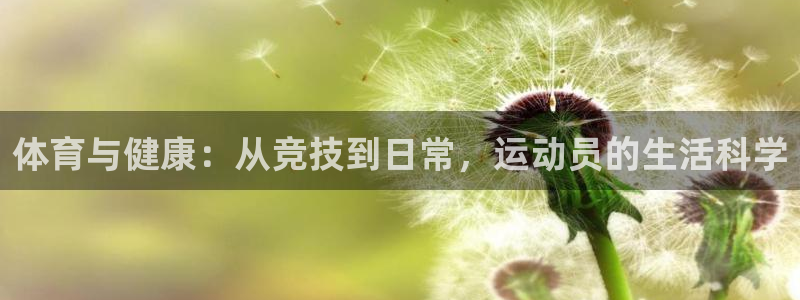 杏鑫体育和杏耀是哪个公司的：体育与健康：从竞技到日常，运动员的生活科学