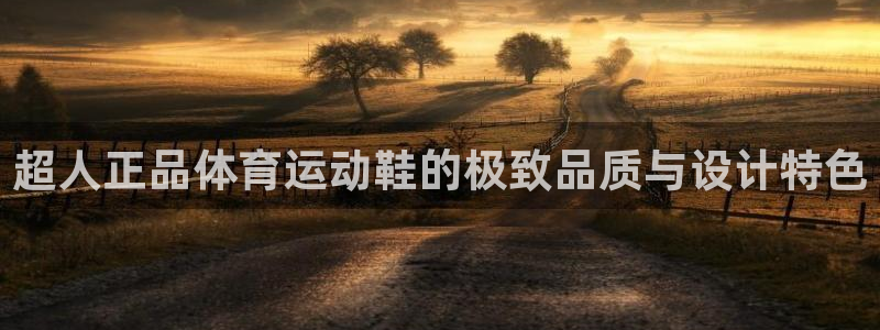 杏鑫体育用品：超人正品体育运动鞋的极致品质与设计特色
